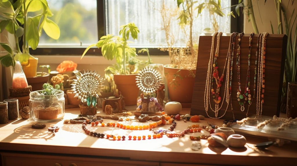 DIY Jewelry on display