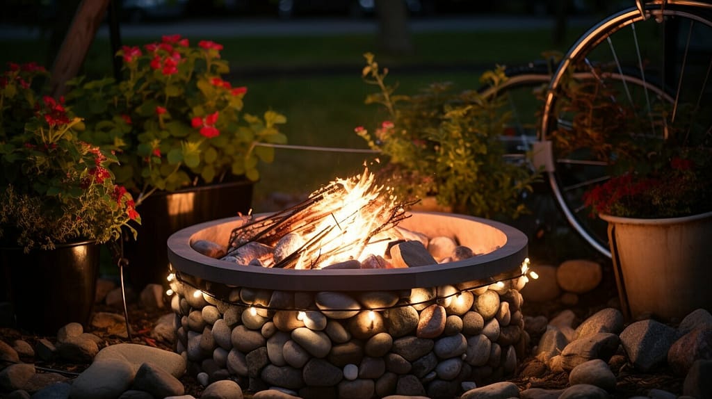 DIY Fire Pit Ideas Using Repurposed Materials