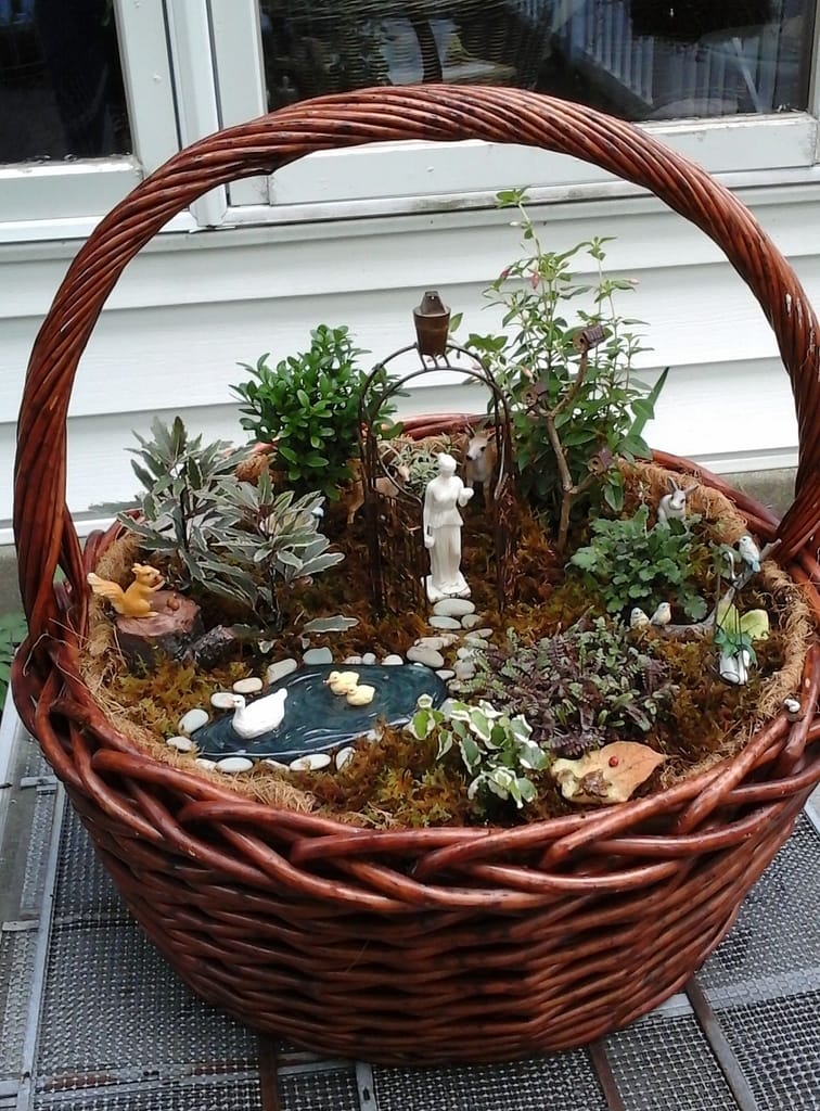 Basket for Fairy Garden