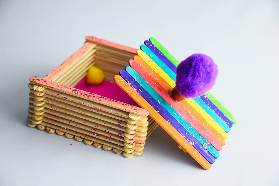 Popsicle stick crafts idea for kids and adults