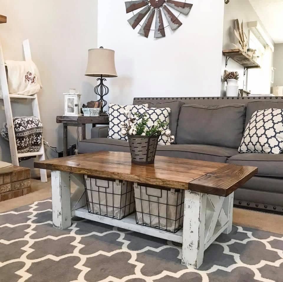 simple rustic table