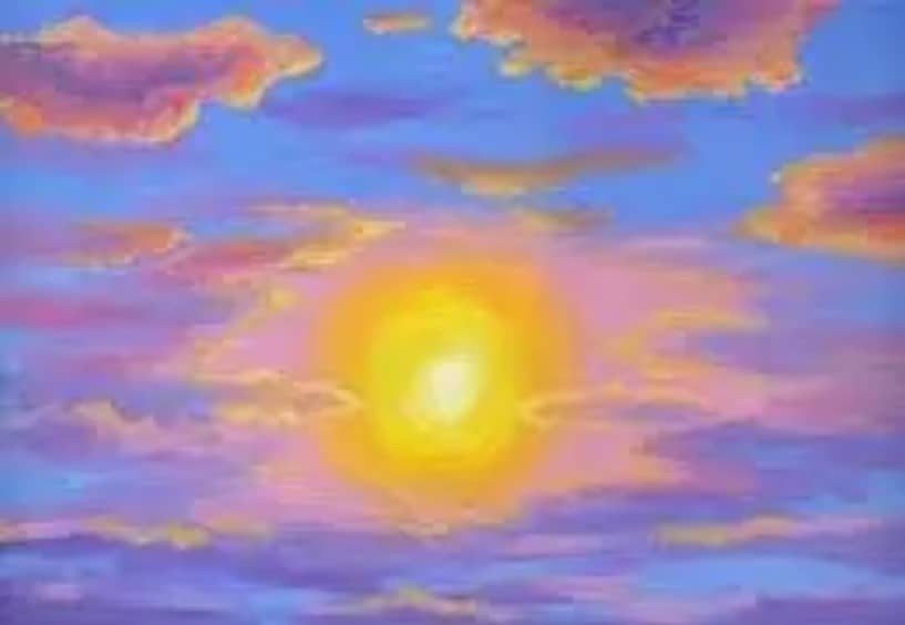 sunset Canvas Painting