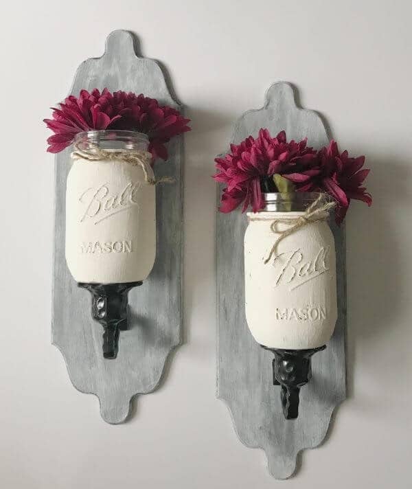 DIY home decor with recycled materials